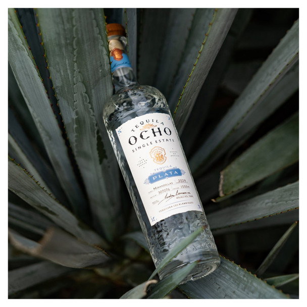Tequila Ocho Plata - 750 mL - 750ML - Glass