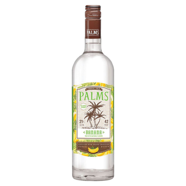 Palms Banana Rum - 750 mL - 750ML - Glass