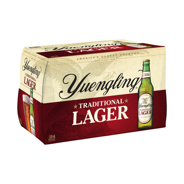 Yuengling Traditional Lager - 12 Oz - 24-PK - Glass