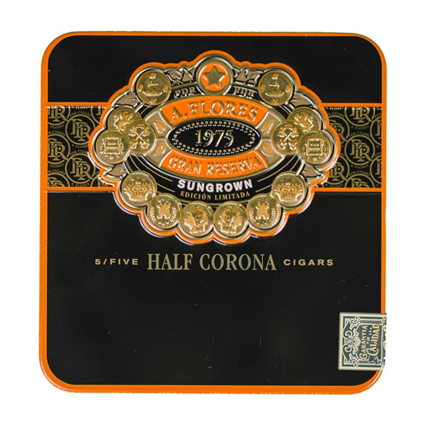 PDR A. Flores 1975 Gran Reserva Sun Grown Half Corona - Tin