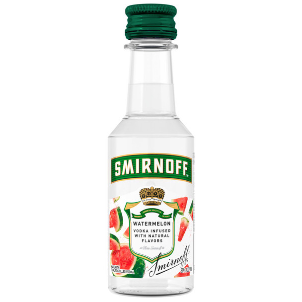 Smirnoff Watermelon Vodka - 50 mL - 50ML - Glass