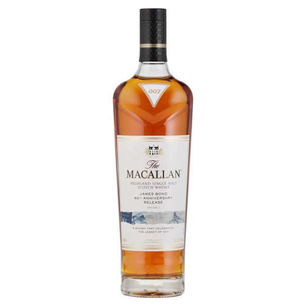 Macallan Single Malt James Bond Scotch Whisky - 700 mL - 700ML - Glass