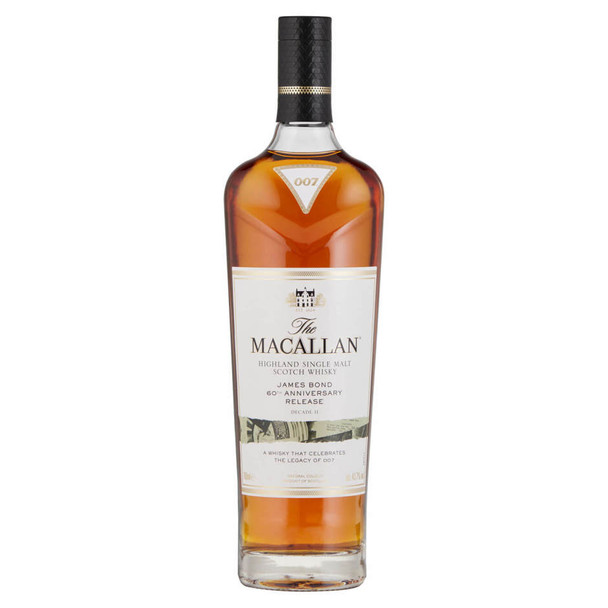 Macallan Single Malt James Bond Scotch Whisky - 700 mL - 700ML - Glass