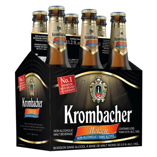 Krombacher Weizen Non-Alcoholic - 11.2 Oz - 6-PK - Glass