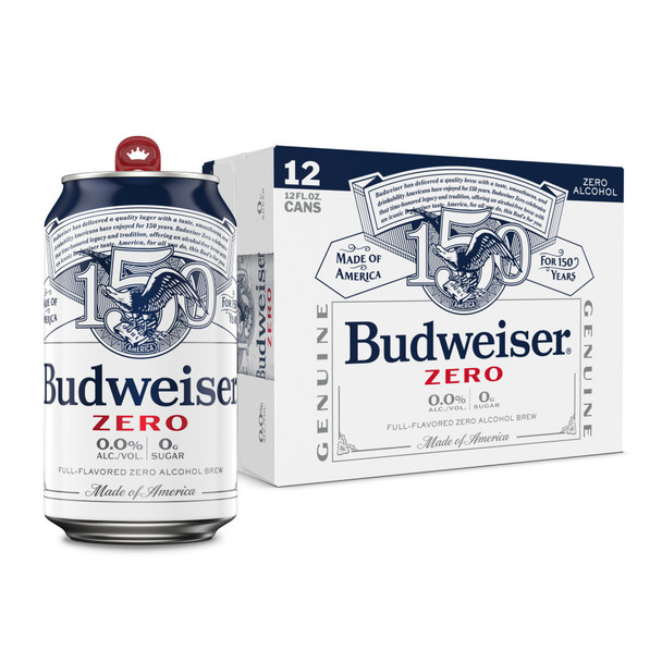 Budweiser Zero - 12 Oz - 12-PK - Aluminum