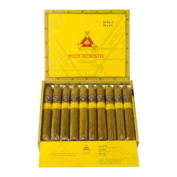Montecristo Classic Series No. 2 Box Pressed Torpedo - Box