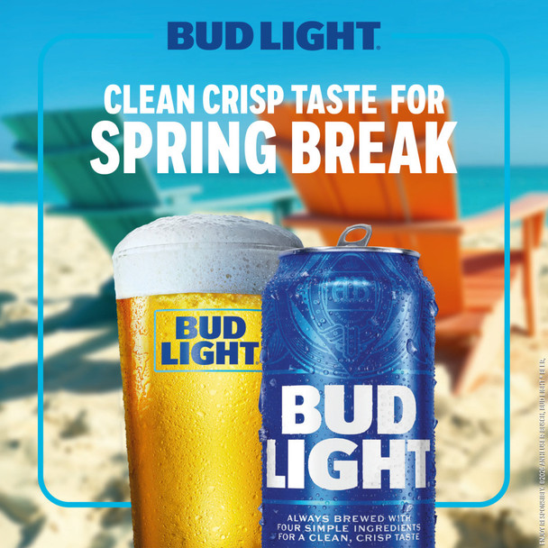 Bud Light - 16 Oz - 15-PK - Aluminum