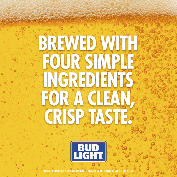 Bud Light - 16 Oz - 15-PK - Aluminum