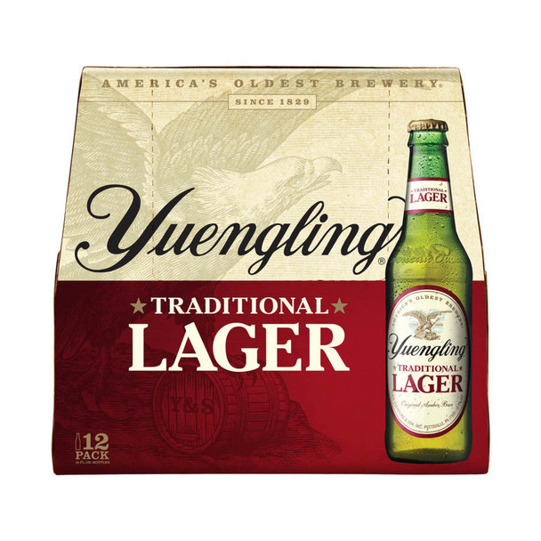 Yuengling Traditional Lager - 12 Oz - 12-PK - Glass