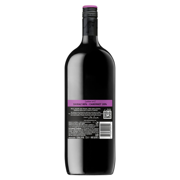 Yellow Tail Shiraz Cabernet - 1.5 L - 1.5L - Glass