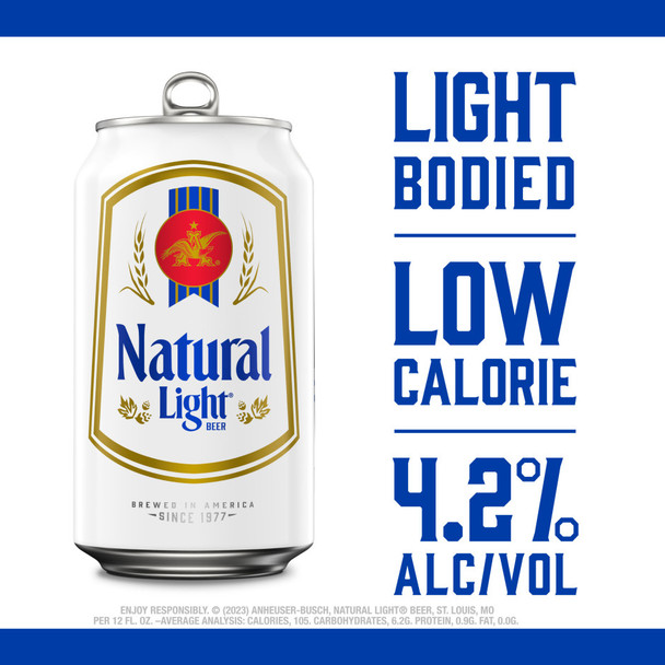 Natural Light - 12 Oz - 24-PK - Aluminum