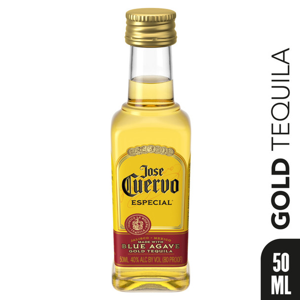 Jose Cuervo Gold Especial Tequila - 50 mL - 50ML - Glass