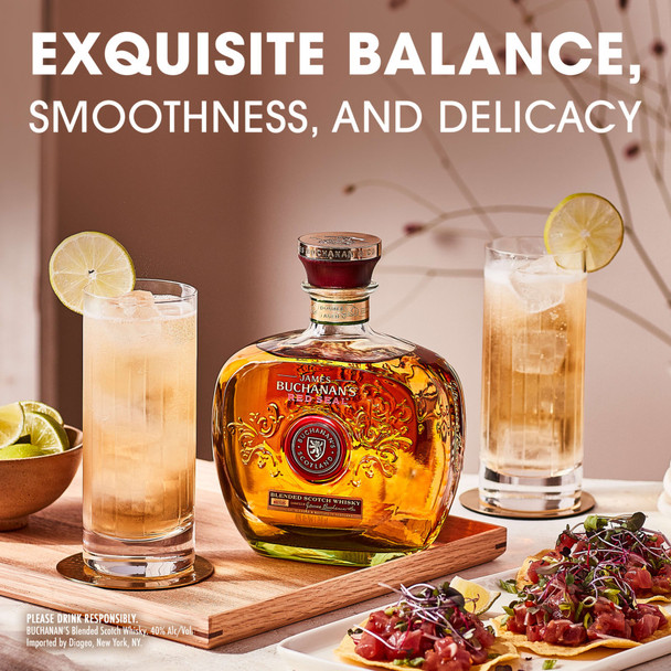 Buchanan's Red Seal Scotch - 750 mL - 750ML - Glass