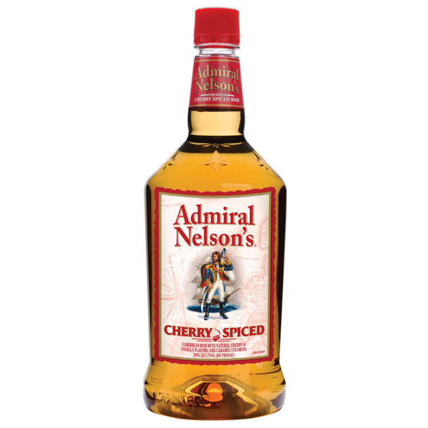 Admiral Nelson's Cherry Spiced Rum - 1.75 L - 1.75L - Plastic