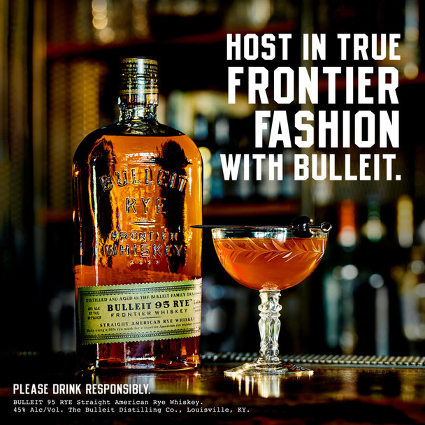 Bulleit 95 Rye Small Batch Whiskey - 750 mL - 750ML - Glass