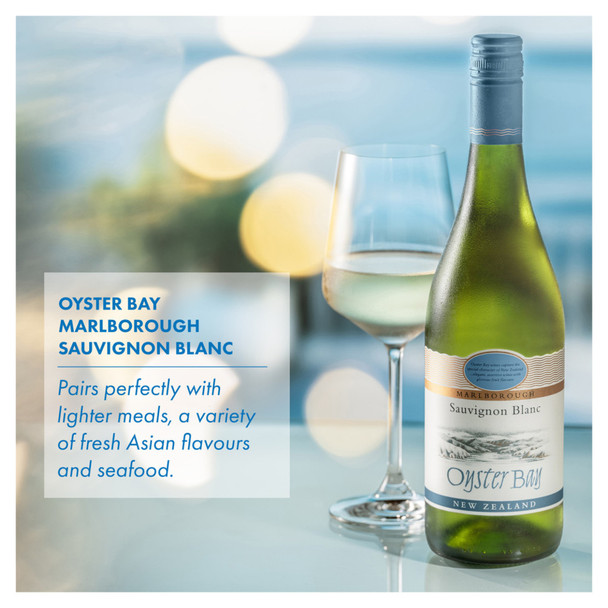 Oyster Bay Marlborough Sauvignon Blanc - 750 mL - 750ML - Glass Oyster Bay Marlborough Sauvignon Blanc - 750 mL - 750ML - Glass