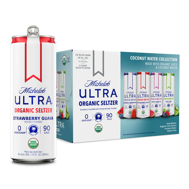 Michelob Ultra Organic Seltzer Essentials Variety - 12-PK - Aluminum