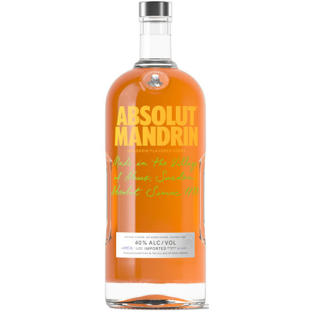 Absolut Mandrin Flavored Vodka - 1.75 L - 1.75L - Glass