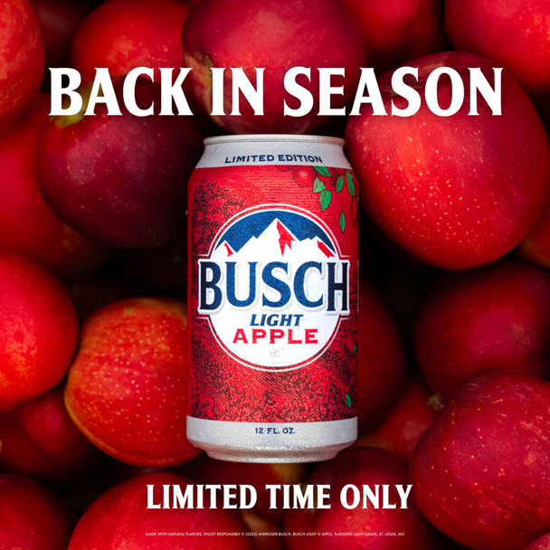 Busch Light Apple - 12 Oz - 12-PK - Aluminum