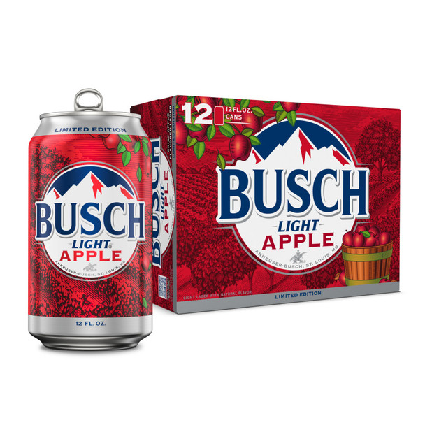 Busch Light Apple - 12 Oz - 12-PK - Aluminum