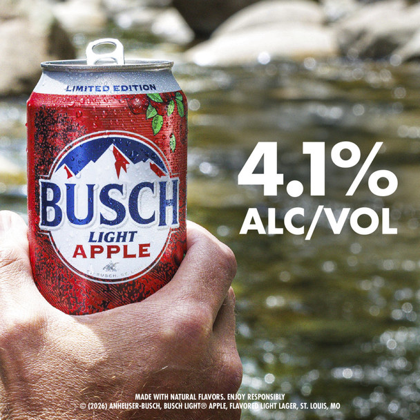 Busch Light Apple - 12 Oz - 12-PK - Aluminum