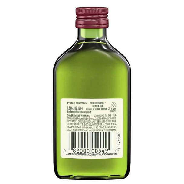 Buchanan's 12 Year Scotch with Two Salsa Bowls - 750 mL - Set - Glass