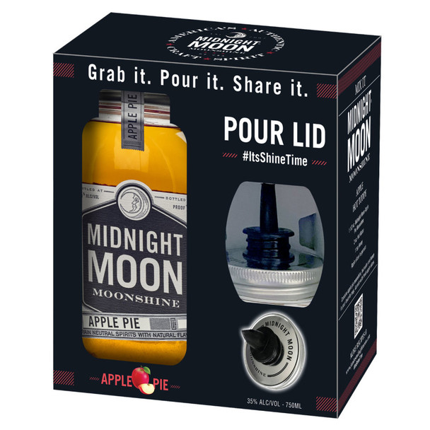 Midnight Moon Apple Pie with Pour Lid - 750 mL - Set - Glass