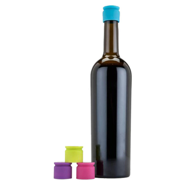 TrueCap Jewel Tone Bottle Stoppers 4pk - 4-PK - Each