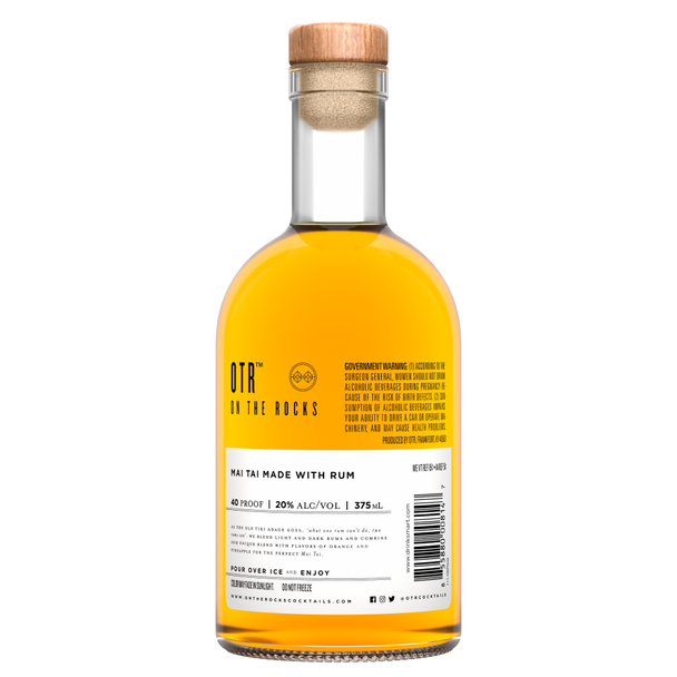 On The Rocks Cocktails Mai Tai - 375 mL - 375ML - Glass