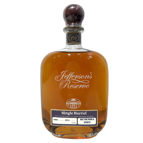 Jefferson's Reserve Single Barrel Selection Bourbon - 750 mL - 750ML - Glass