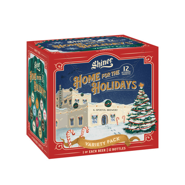 Shiner Home For The Holidays - 12-PK - Glass