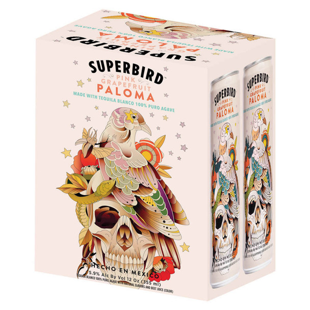 Superbird Paloma Grapefruit - 4-PK - Aluminum