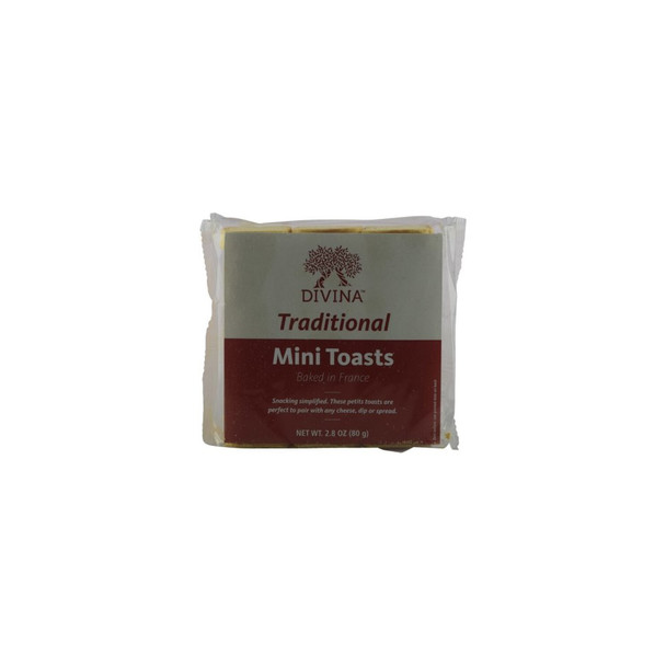 Divina Mini Toast - 2.8 Oz - 2.8OZ