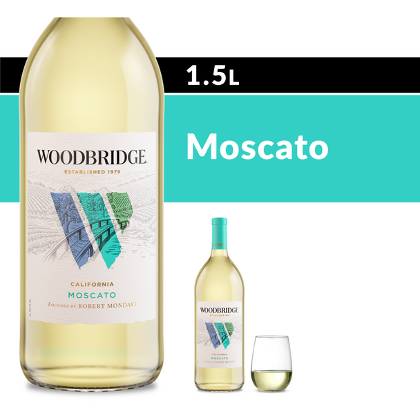 Mondavi Woodbridge Moscato - 1.5 L - 1.5L - Glass Mondavi Woodbridge Moscato - 1.5 L - 1.5L - Glass