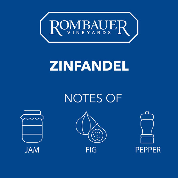 Rombauer Vineyard Zinfandel - 750 mL - 750ML - Glass