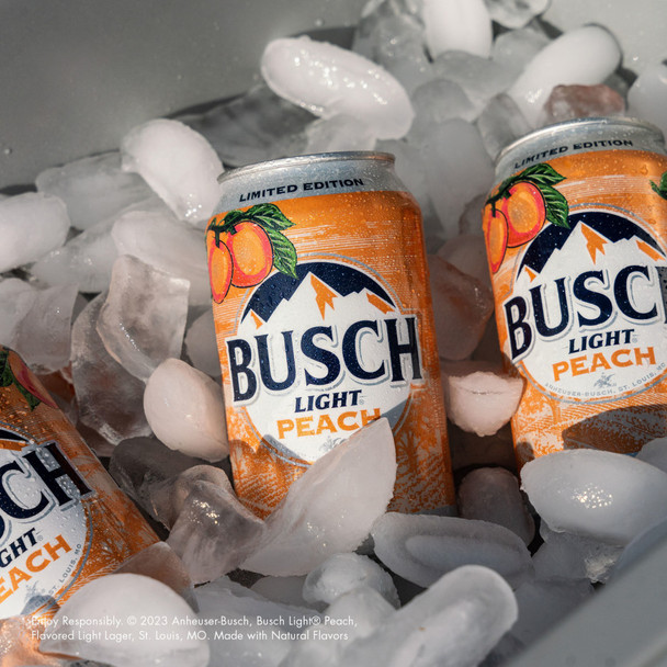 Busch Light Peach - 24-PK - Aluminum