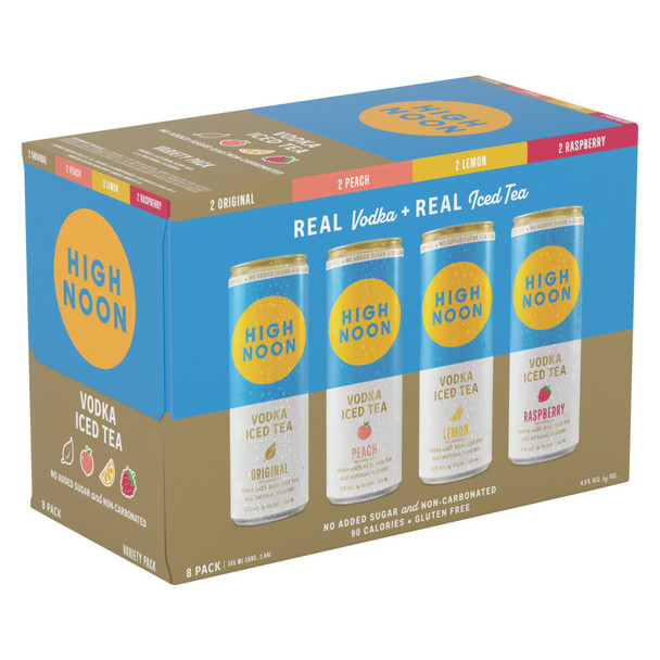 High Noon Iced Tea Variety Pack - 355 mL - 8-PK - Aluminum