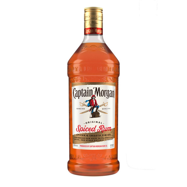Captain Morgan Spiced Rum Plastic - 1.75 L - 1.75L - Plastic