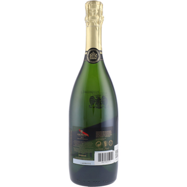 G.H.Mumm Grand Cordon Champagne - 750 mL - 750ML - Glass