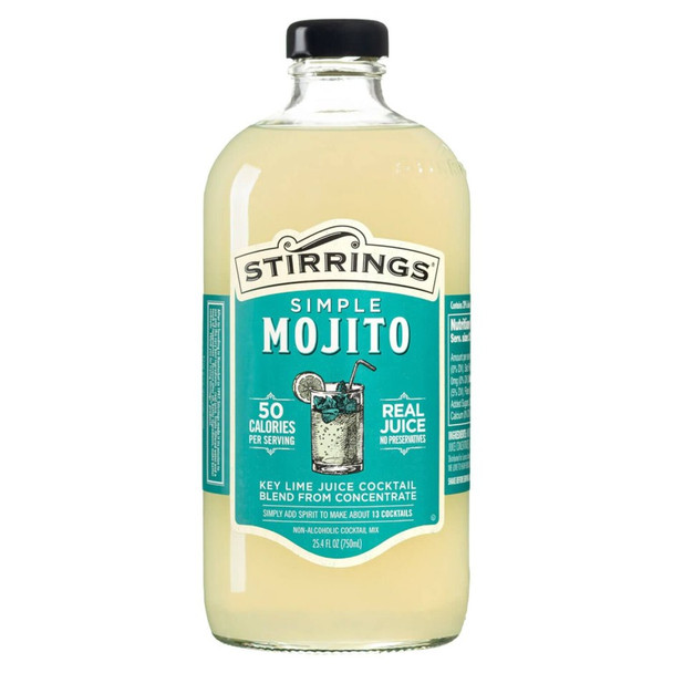 Stirrings Cocktail Mix Simple Mojito - 750 mL - 750ML