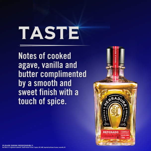 Herradura Reposado Tequila - 750 mL - 750ML - Glass