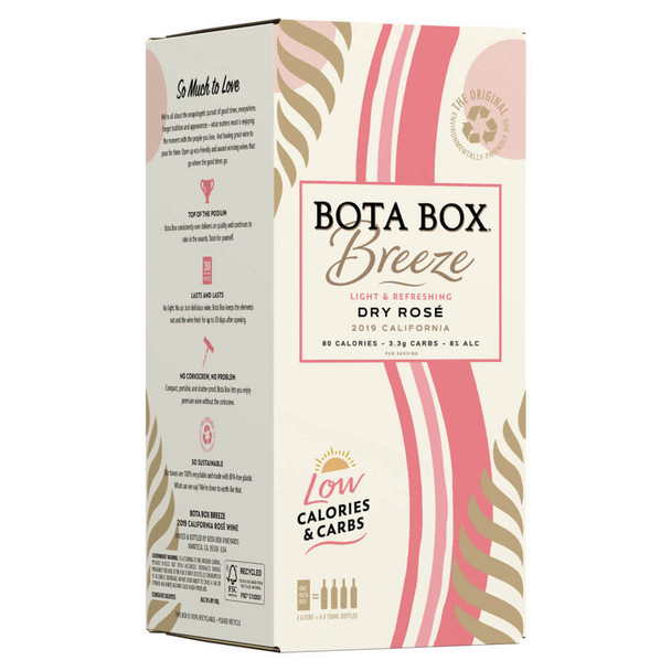 Bota Box Breeze Dry Rose - 3.0 L - 3.0L - Plastic