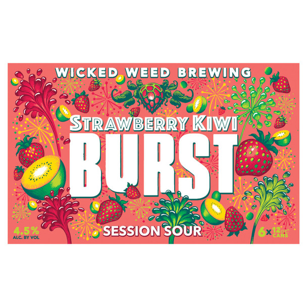 Wicked Weed Burst Series - 12 Oz - 6-PK - Aluminum