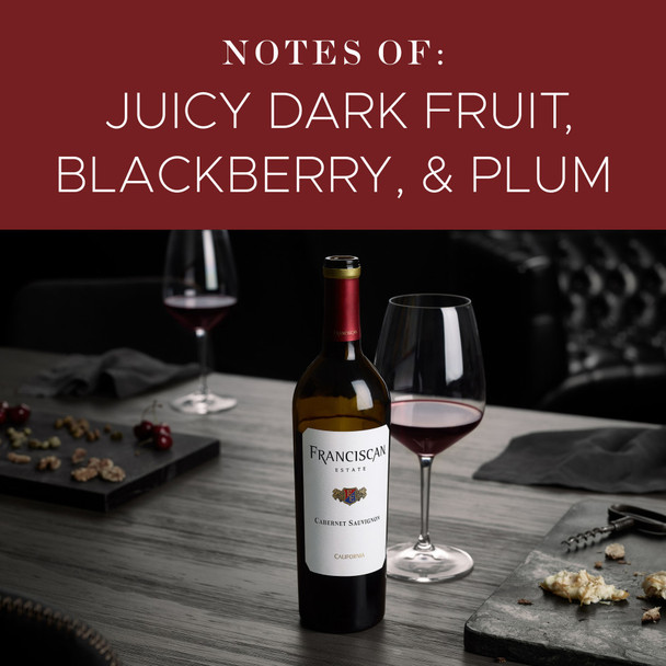 Franciscan Cabernet Sauvignon - 750 mL - 750ML - Glass