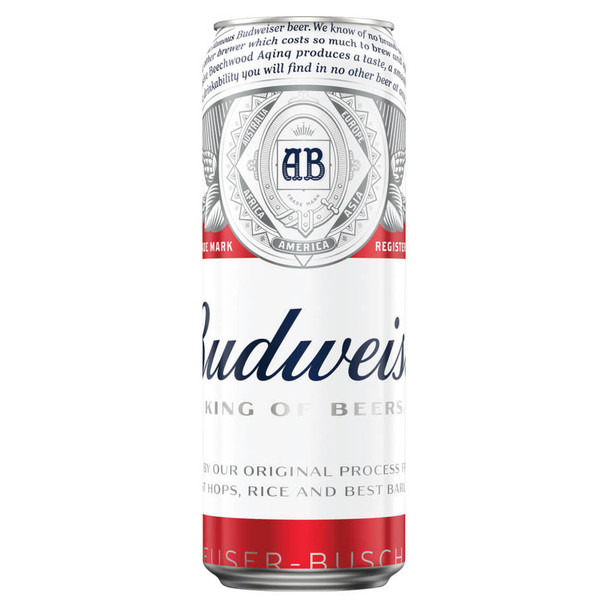 Budweiser - 25.4 Oz - 25.4Z - Aluminum