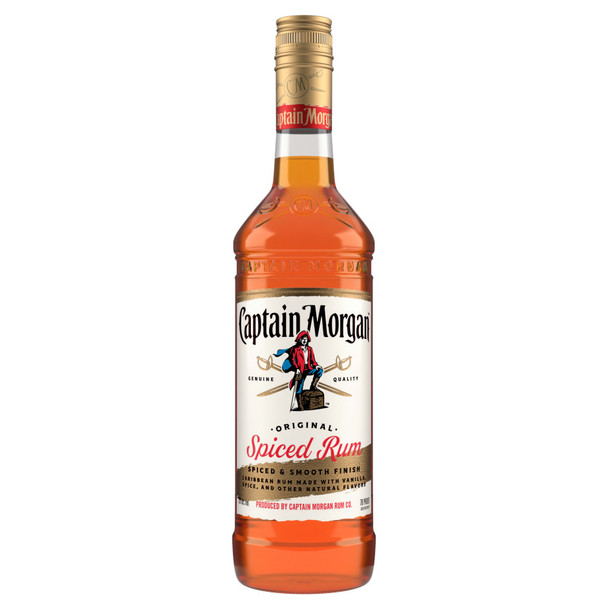 Captain Morgan Spiced Rum - 750 mL - 750ML - Glass