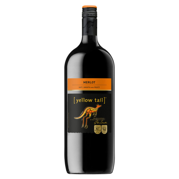 Yellow Tail Merlot - 1.5 L - 1.5L - Glass