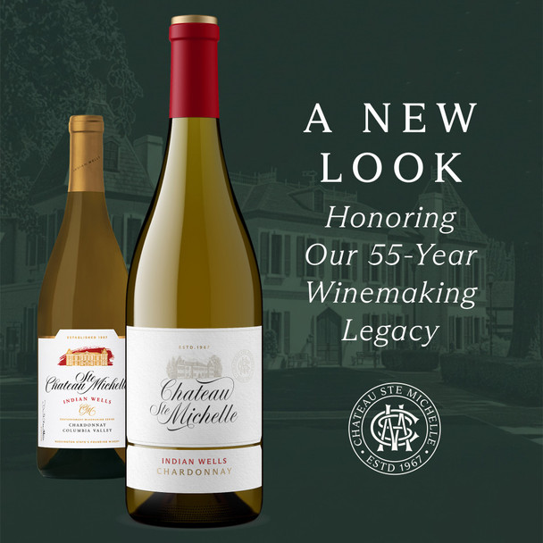 Chateau Ste Michelle Indian Wells Chardonnay - 750 mL - 750ML - Glass