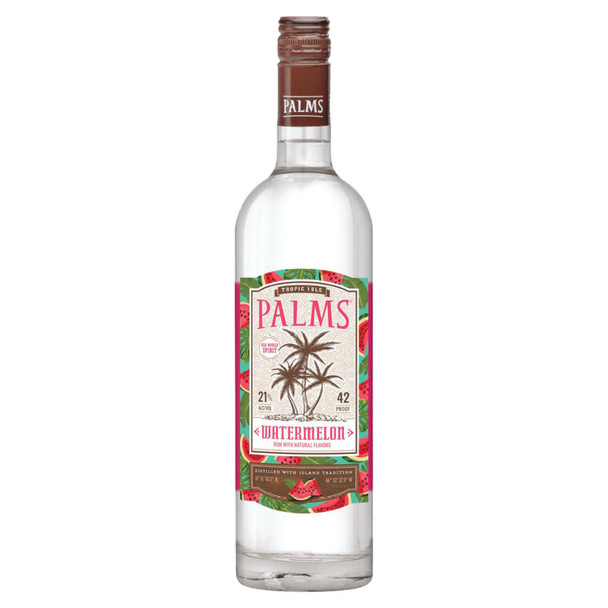 Palms Watermelon Rum - 750 mL - 750ML - Glass