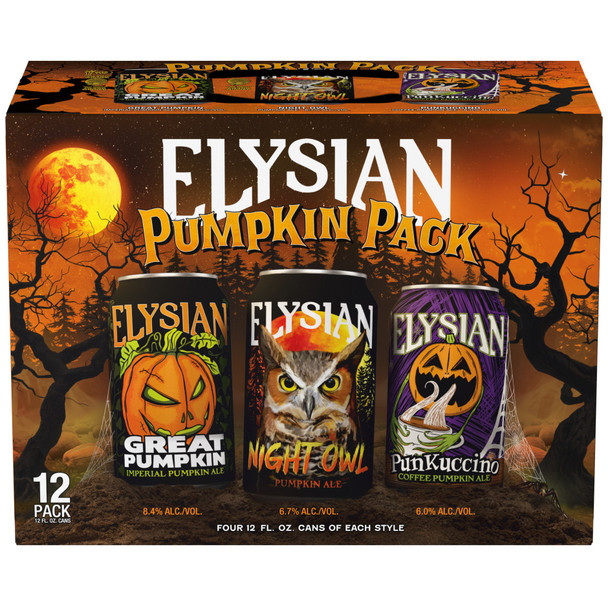 Elysian Pumpkin Pack Variety - 12 Oz - 12-PK - Aluminum Elysian Pumpkin Pack Variety - 12 Oz - 12-PK - Aluminum